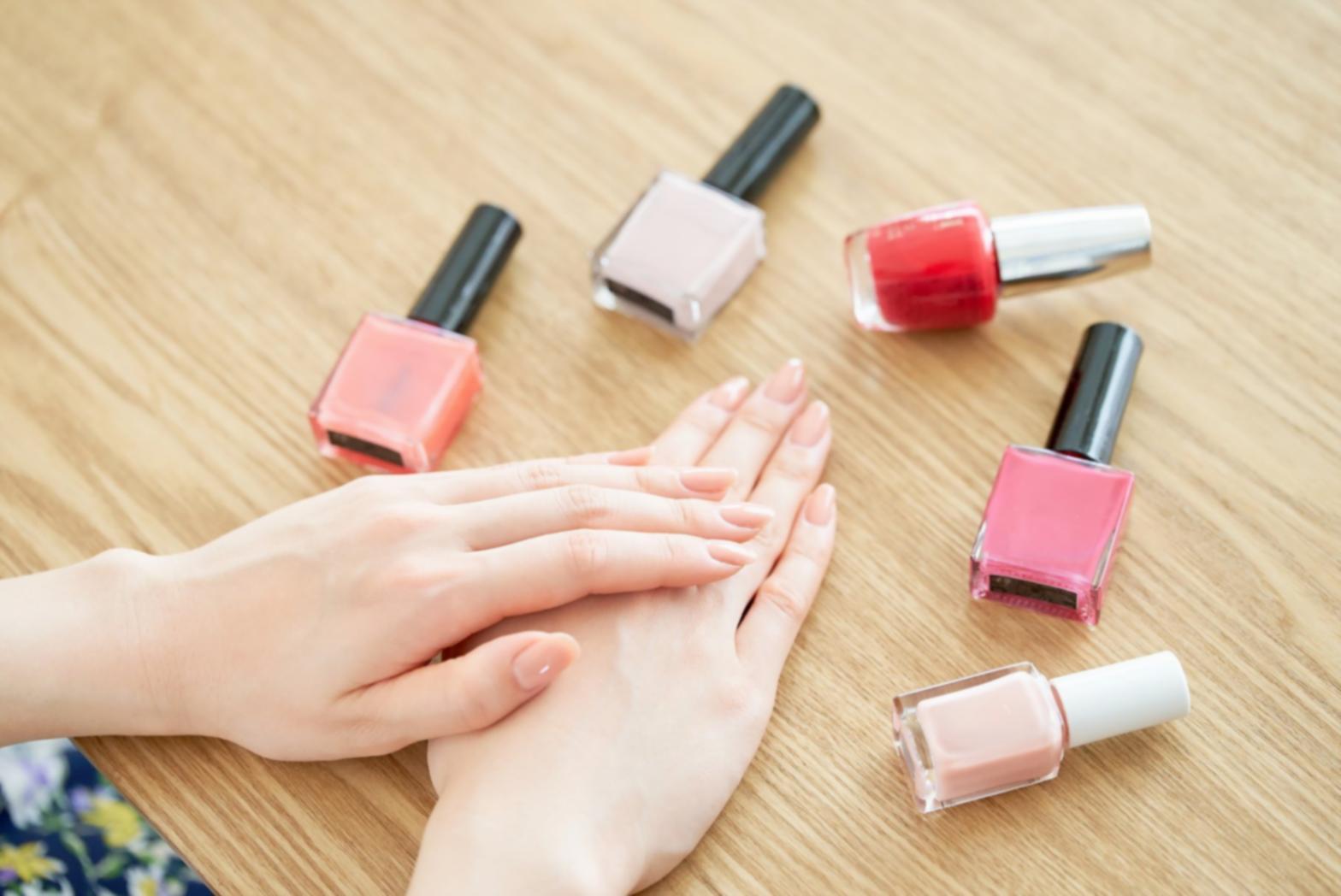 Advanced nail preparation technique showing proper cuticle care